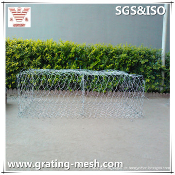 Malha galvanizada de Gabion / metal Gabion / Gabion tecido